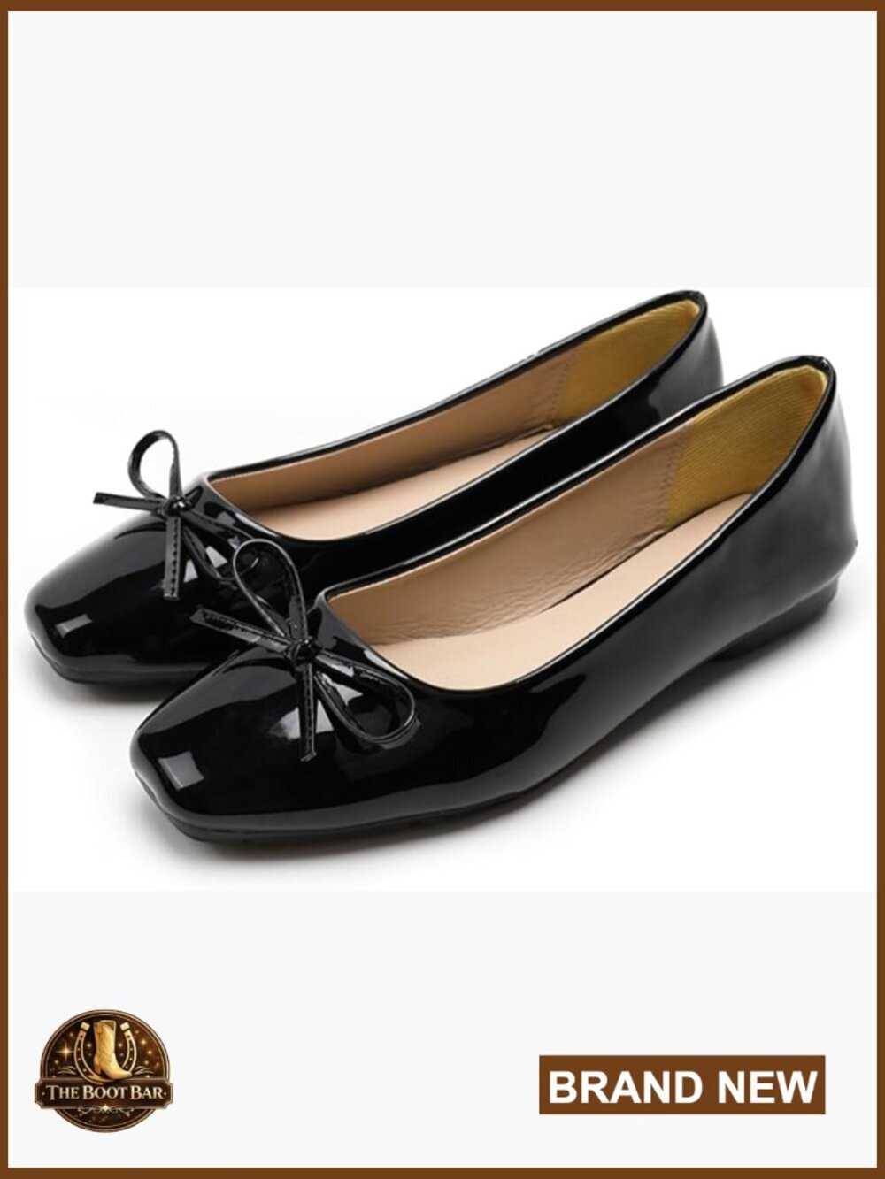 Casual Foldable Ballet Flats Square Toe Comfortable Women's Shoes